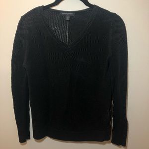 Black Open Knit Banana Republic Sweater
